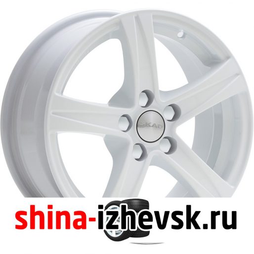 Колесный диск СКАД Sakura 6.5xR15 5×114.3 ET40 DIA66.1 белый в Ижевске